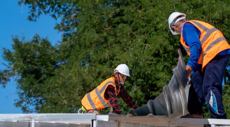 Professional metal roof installation in Bridgewater, IA
